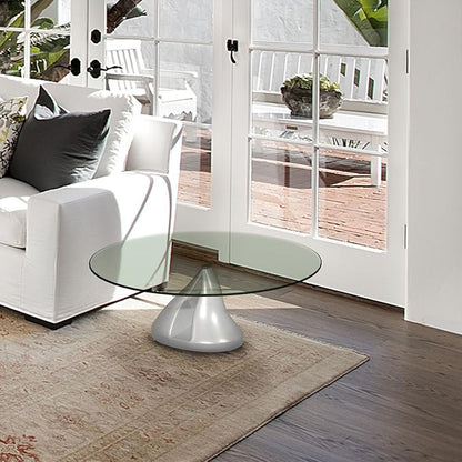 22" Inch Round Glass Table Top 3/8" Thick Pencil Polish Edge Tempered by Fab Glass and Mirror