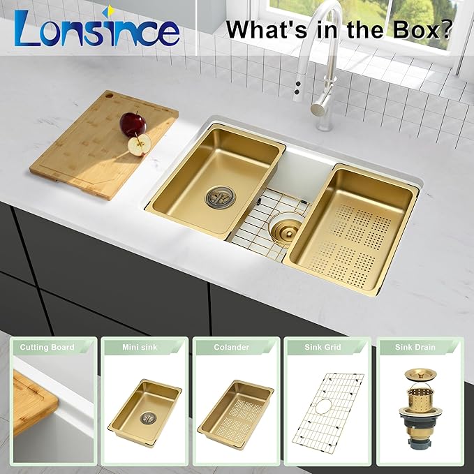 White Undermount Kitchen Sink 28 X 18 inch,Granite Composite Kitchen Sink Undermount/Drop In,Large Single Bowl Workstation Kitchen Sinks (White, 28" X 18")