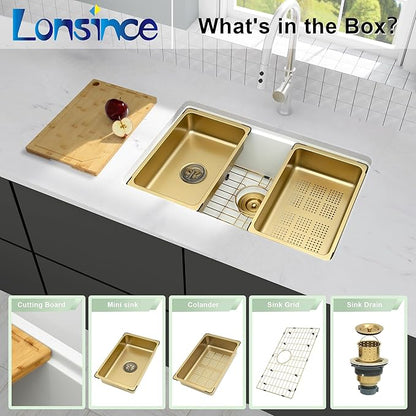White Undermount Kitchen Sink 28 X 18 inch,Granite Composite Kitchen Sink Undermount/Drop In,Large Single Bowl Workstation Kitchen Sinks (White, 28" X 18")