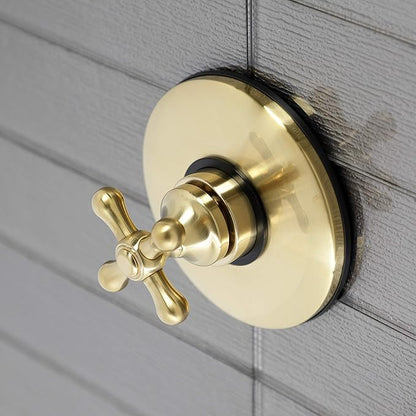 Kingston Brass KB3007AX Vintage Volume Control, Brushed Brass