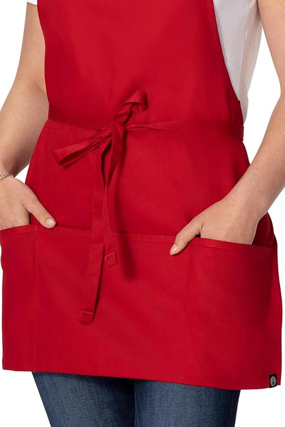 Chef Works Unisex Three Pocket Apron