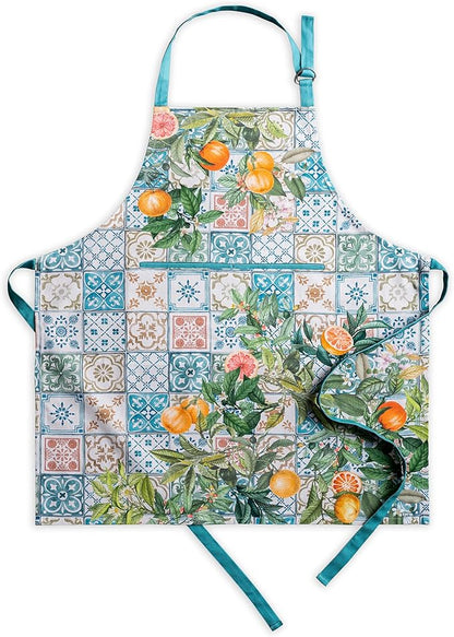Maison d' Hermine 100% Cotton Apron for women with Pocket Kitchen Chef Apron for Men Cooking Mothers Day Gifts