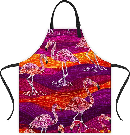 Apron Adjustable Waterproof with Two Deep Pockets Wowen men for Summer BBQ Pool Parties & Resorts