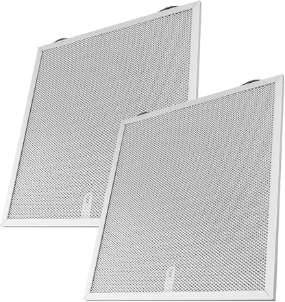 2 Pcs Range Hood Grease Filter Fit for Broan Nutone, 12.84 x 13.69 x 0.38 Inch Range Hood Aluminum Mesh Vent Filter Replace S99010436 99010436 BKSA130WW