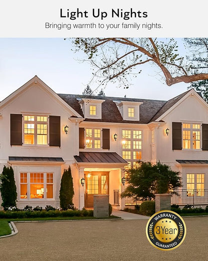 VIANIS Outdoor Lights for Porch, Black Dusk to Dawn Outside Lighting with Gold Trim, Porch Lights Outdoor with Tempered Water Ripple Glass for Garden, Patio, Entryway, Waterproof Anti-Rust