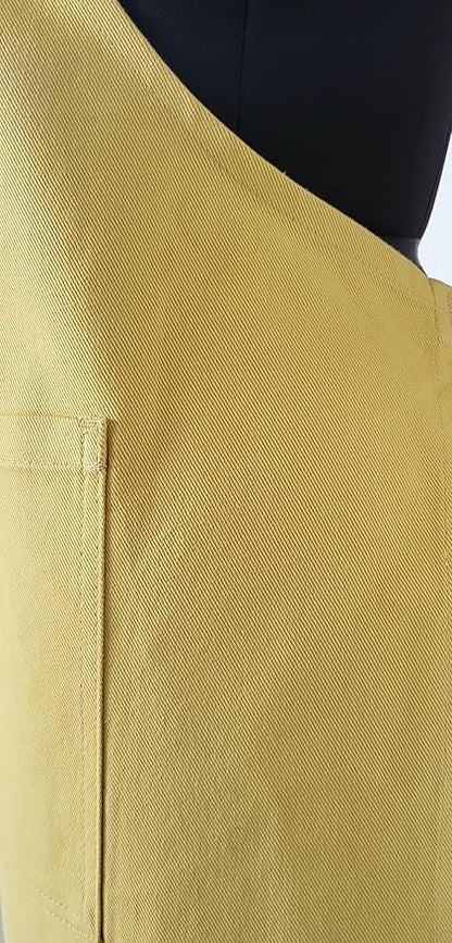 100% Cotton Kitchen Apron with 2 Pockets – Adjustable Chef Apron for Cooking Baking BBQ – Unisex Apron