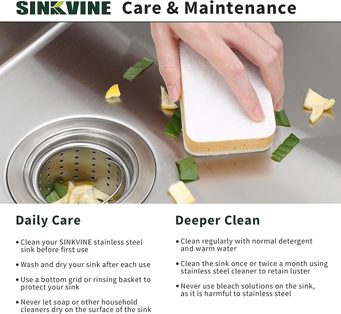 Bar Sink Undermount 14 x 18 inch, SINKVINE Stainless Steel Kitchen Sink for Outdoor RV, Single Bowl Wet Bar Prep Basin, with 3.5-inch Drain Strainer, Bottom Rise Grid, Roll-up Drying Unit, Brushed