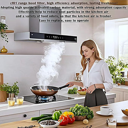 8 Pack CF1 Range Hood Carbon Filters Compatible for Zline KB-36 KB-30 KE-30 IE77 Models-Also Fits Other Zline Models,Excludes 587 597 9597 See Description