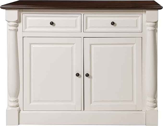 Crosley Furniture Shelby Traditional Sideboard Buffet Cabinet with Storage, White