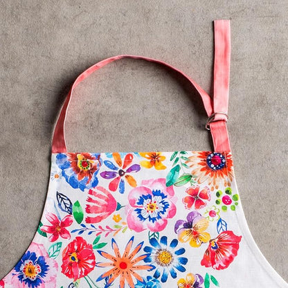 Maison d' Hermine 100% Cotton Apron for women with Pocket Kitchen Chef Apron for Men Cooking Mothers Day Gifts