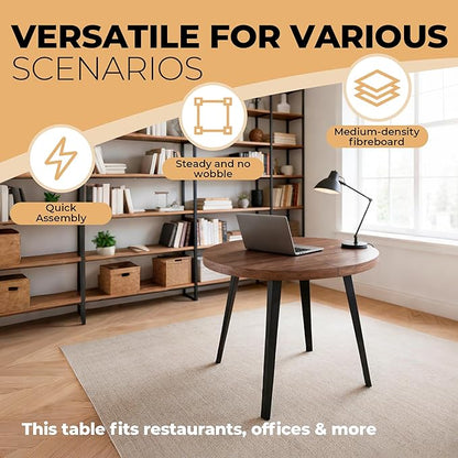 Extendable Dining Room Table, 70.87”-39.37”Large Oval Kitchen Table Set for 4 to 6 People，Wood Tabletop Foldable Tables for Conference Room (1 Table Only Walnut)