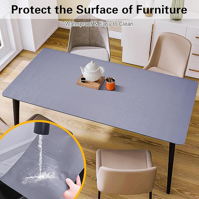 Drawer and Shelf Liner for Kitchen Cabinet,Non-Adhesive Cabinet Liner 18in x 30FT,Waterproof Shelf Paper Non-Slip Mats Cupboard Liners Contact Protect Dresser/Shelves/Table-Grey