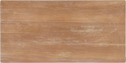 Linon 42 inch Height Pub Claridge Table, Distressed Brown Bar