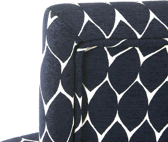 Homepop Home Decor | Modern Counter Stool | Counter Stools With Back | Decorative Home Furniture, Navy