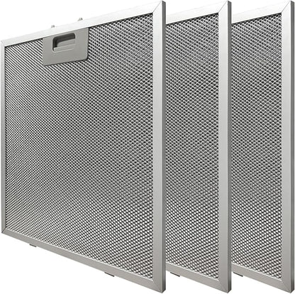 3 PCS 5MU36 Aluminum Mesh Replacement Filter Compatible with COSMO COS-5MU36 36 in. Delta Collection Ducted Under Cabinet Range Hood