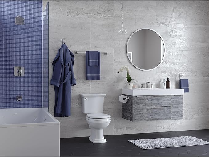 Pfister Venturi 8 in Widespread Bathroom Sink Faucet 3 Hole 2 Handle Polished Chrome Finish with Push & Seal Drain TiteSeal Mounting WaterSense Certified LF049VNCC