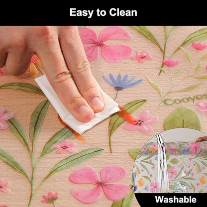 Cooyes Shelf Liner – Premium Non-Adhesive Cabinet & Drawer Liner for Kitchen – Waterproof Shelf Paper with Modern Pattern – Durable EVA Cabinet Mat – Easy to Cut （15" W x 360" L）