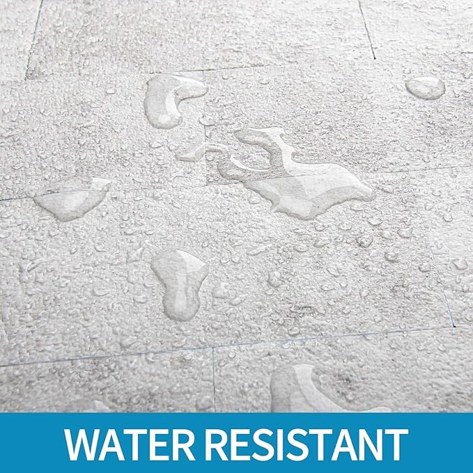 Art3d 10-Pack Peel and Stick Backsplash Wall Tile for Kitchen Bathroom Fireplace Vanitity in Natural White