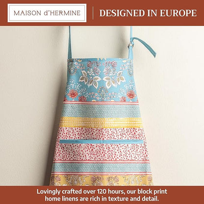 Maison d' Hermine 100% Cotton Apron for women with Pocket Kitchen Chef Apron for Men Cooking Mothers Day Gifts