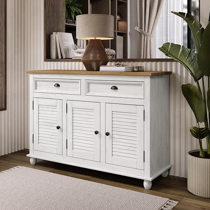 Furniture Dash Sideboard/Kitchen Island Easy Assembly Corona Snow