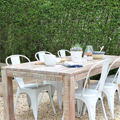 FDW Metal Dining Chairs - Set of 2 Indoor/Outdoor Chairs - 18 Inch Seat Height - 330LBS Weight Capacity