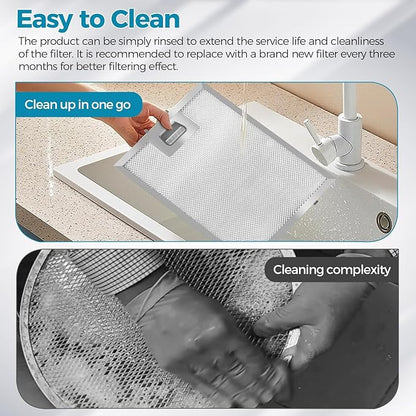 Range Hood Filter Replacement 10.25x9x0.35Inch (260x230x8.9mm) 5-Layer S97018029 Mesh Hood Vent, Range Hood Grease Filter, fits Broan B5 Series 2pack by oneket (stainless steel)