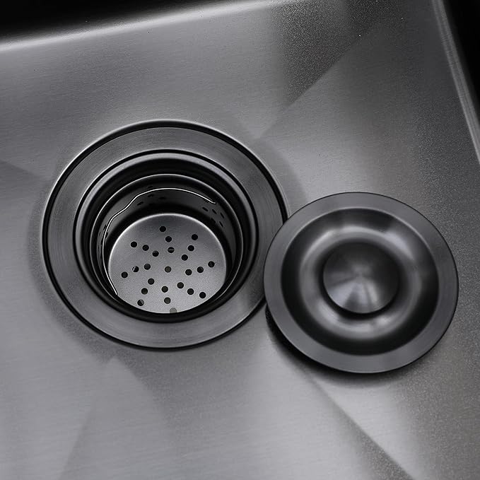 Hotis Undermount Bar Sink, Small Kitchen Sink, Black Bar Sink, Rv Otdoor Stainless Steel Wet Bar Prep Sink, 13 X 15 Inch Single Bowl