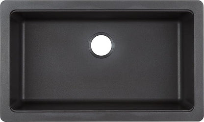Signature Hardware 454480 Totten 33" Farmhouse Single Basin Granite Kitchen Sink