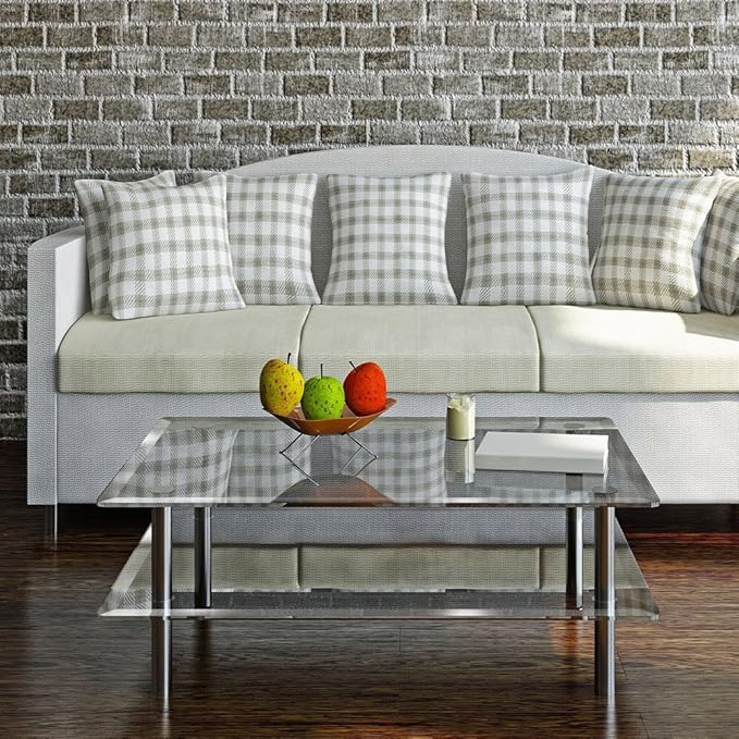 Dulles Glass 24X36 inch Rectangular Glass Table Top - Tempered - 3/8" Thick Glass Surface, Safe Beveled Edge, Radius Corners, Multipurpose for Dining Table, Patio, Coffee and End Table