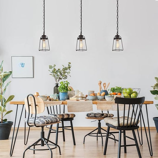 classy leaves Pendant Lights, Farmhouse Hanging Light Fixtures with Seeded Glass Shade, Brown Pendant Lighting Kitchen Island for Foyer, Hallway, Entryway