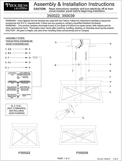 Progress Lighting Briarwood Collection 2-Light Ceiling Light, Flush Mount Ceiling Light Fixture for Interior Kitchen Lights, Hallway, Bedroom, Living Room, 12-Inch by 6-Inch, Graphite