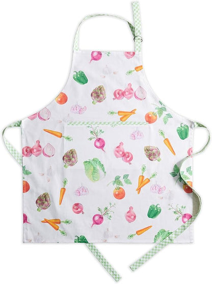 Maison d' Hermine 100% Cotton Apron for women with Pocket Kitchen Chef Apron for Men Cooking Mothers Day Gifts