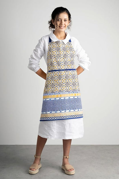 Maison d' Hermine 100% Cotton Apron for women with Pocket Kitchen Chef Apron for Men Cooking Mothers Day Gifts