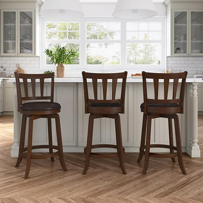 Hillsdale Presque Isle Swivel Stool, Counter Height, Cherry