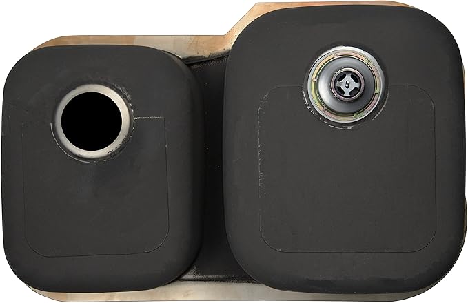MSI 31 inch Undermount 60/40 Double Bowl 18 Gauge Stainless Steel Kitchen Sink and Strainer