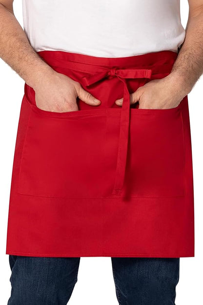 Chef Works Unisex Half Bistro Server Apron