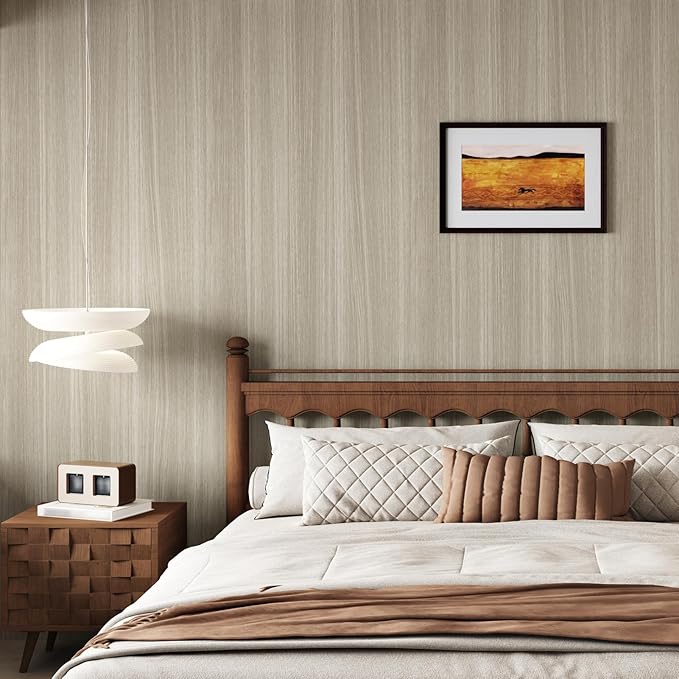 WESTICK 24" x 394" Large Wood Contact Paper for Countertops Waterproof Neutral Wood Wallpaper Peel and Stick Kitchen Countertop Contact Paper Self Adhesive Wooden Vinyl Wrap for Tables Cabinets Walls