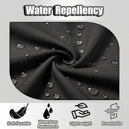 TOSHE Kitchen Apron Waterdrop Resistant Cotton Apron with adjustable Aprons for Women with Pockets 10 Color option Cooking Black Apron (Black)