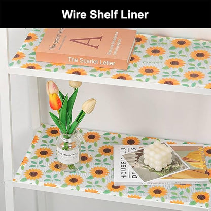 Cooyes Shelf Liner – Premium Non-Adhesive Cabinet & Drawer Liner for Kitchen – Waterproof Shelf Paper with Modern Pattern – Durable EVA Cabinet Mat – Easy to Cut （24" W x 360" L）