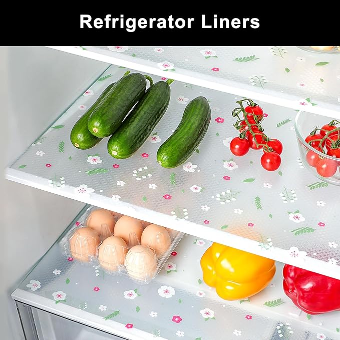 Cooyes Shelf Liner – Premium Non-Adhesive Cabinet & Drawer Liner for Kitchen – Waterproof Shelf Paper with Modern Pattern – Durable EVA Cabinet Mat – Easy to Cut （24" W x 360" L）