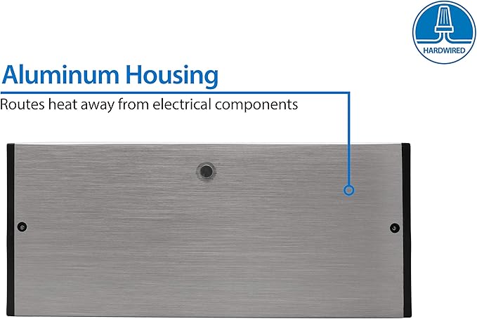NUC-5 Series 8-inch Nickel Selectable LED Under Cabinet Light (NUC508SNK