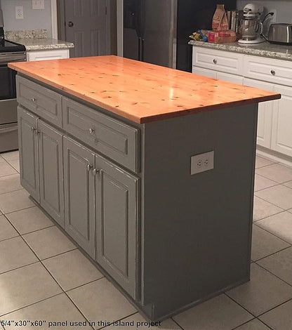 Allwood 1.18" x 30" x 48" Pine Table/Island/Counter Top