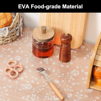 Cooyes Shelf Liner – Premium Non-Adhesive Cabinet & Drawer Liner for Kitchen – Waterproof Shelf Paper with Modern Pattern – Durable EVA Cabinet Mat – Easy to Cut （20" W x 240" L）
