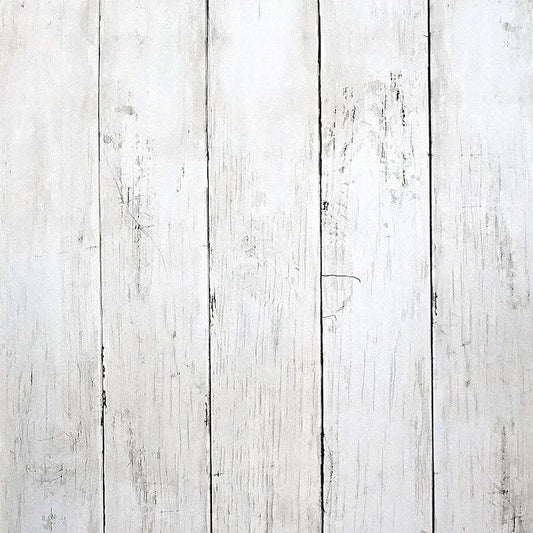 CiCiwind 118” x17.7” Wood Wallpaper Peel and Stick White Wood Wall Paper for Bathroom Bedroom Removable Waterproof Self-Adhesive Wallpaper Shiplap Contact Paper Decoral Laundry Room Vinyl Film