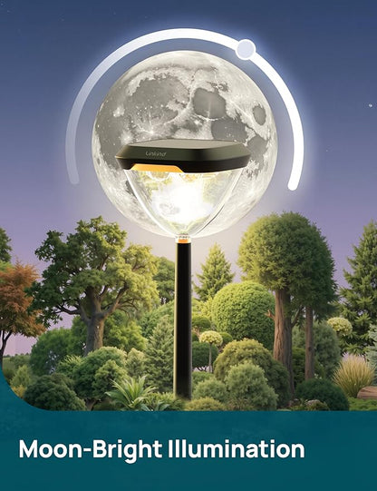 Linkind Smart Solar Pathway Lights SP6, App/Voice Control Solar Lights Outdoor Waterproof, 43+ Preset Scenes, Cool/Warm White/Color-Changing Outdoor Garden Lights for Yard, Patio, 4 Pack