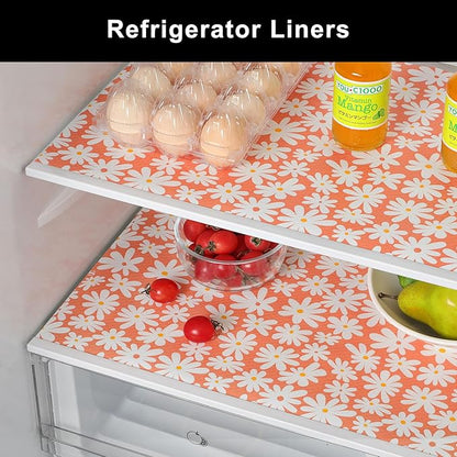 Cooyes Shelf Liner – Premium Non-Adhesive Cabinet & Drawer Liner for Kitchen – Waterproof Shelf Paper with Modern Pattern – Durable EVA Cabinet Mat – Easy to Cut （17.5" W x 78.7" L）