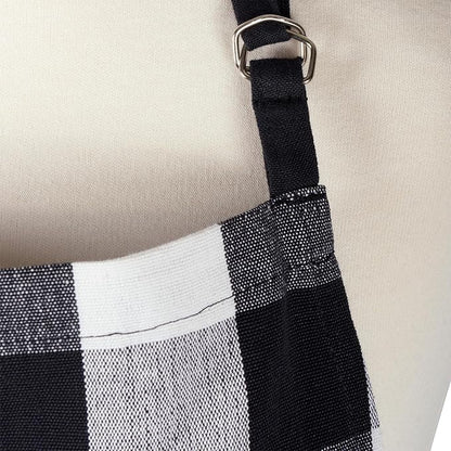 DII Unisex Buffalo Check Kitchen Collection, Classic Farmhouse Chef Apron, One Size