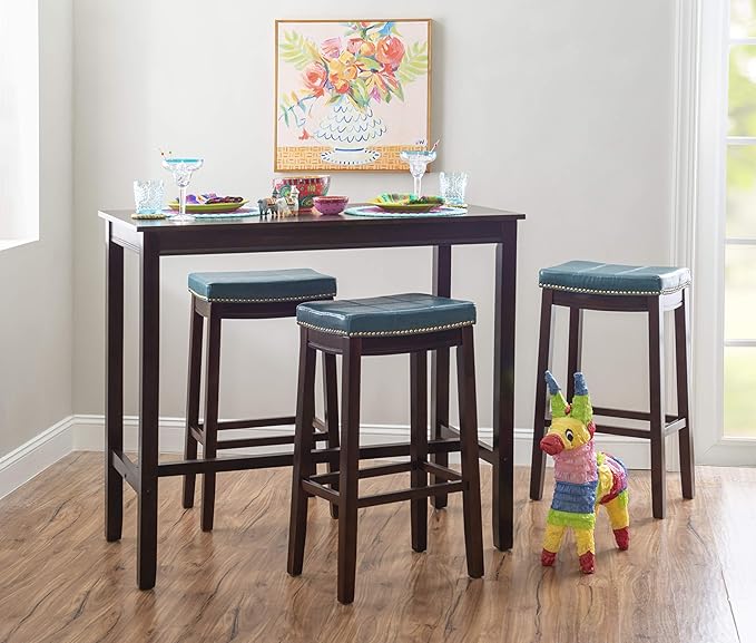 Linon Claridge Dark Espresso 42 inch Height Bar Table