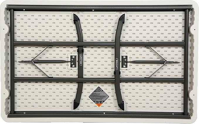 Lifetime 80568 48" x 30" Wide Folding Utility Table, 1
