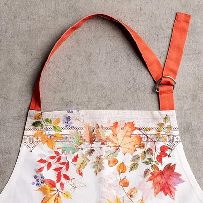 Maison d' Hermine 100% Cotton Apron for women with Pocket Kitchen Chef Apron for Men Cooking Mothers Day Gifts